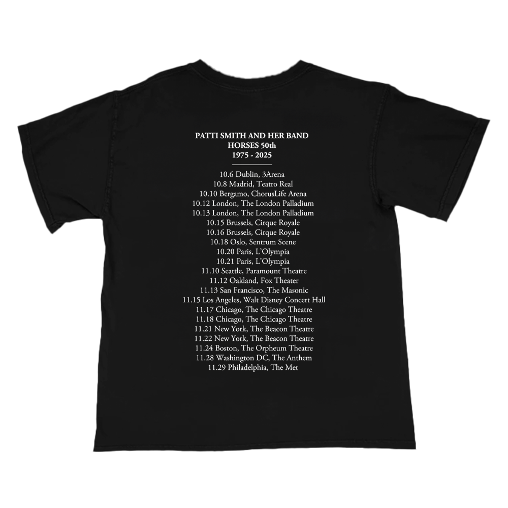 PATTI SMITH TOUR SHIRT - ALTERNATE PRINT
