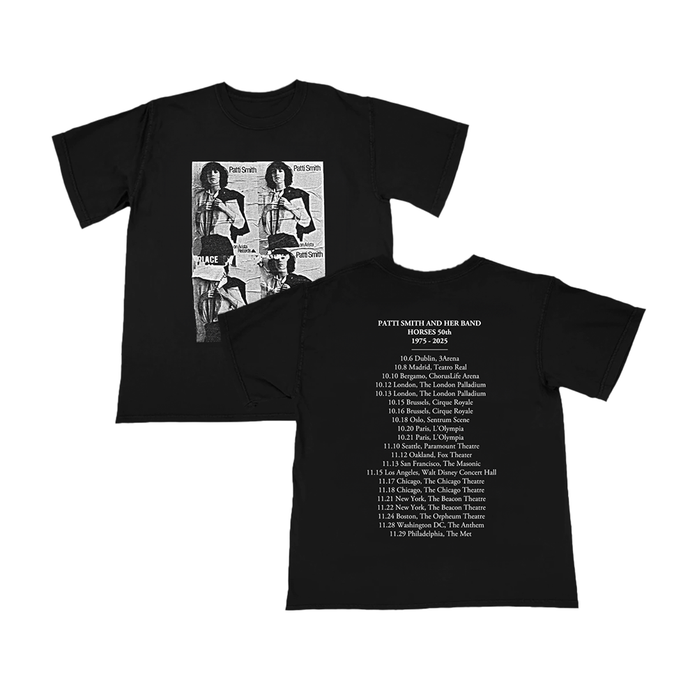 PATTI SMITH TOUR SHIRT - ALTERNATE PRINT